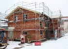 22.12.2011 Die Fenster sind eingebaut. Rechtzeitig für den ersten Schnee ist der Bau dicht.